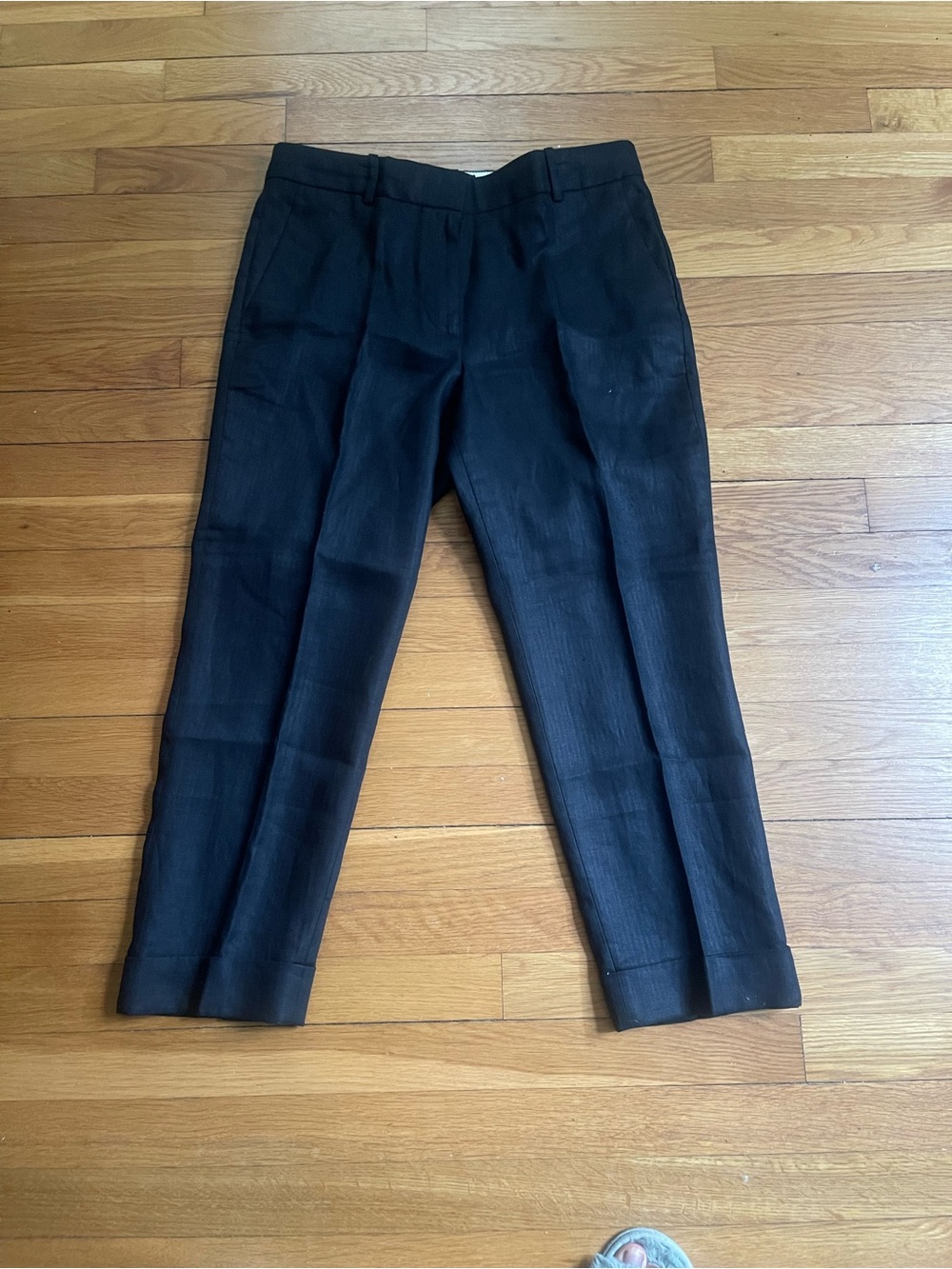 J. Crew Black Cropped Dress Pants